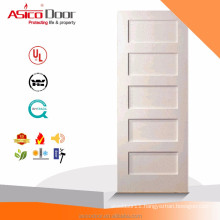 ASICO Cheap 5 Panel Shaker Interior Wood Wooden MDF Door